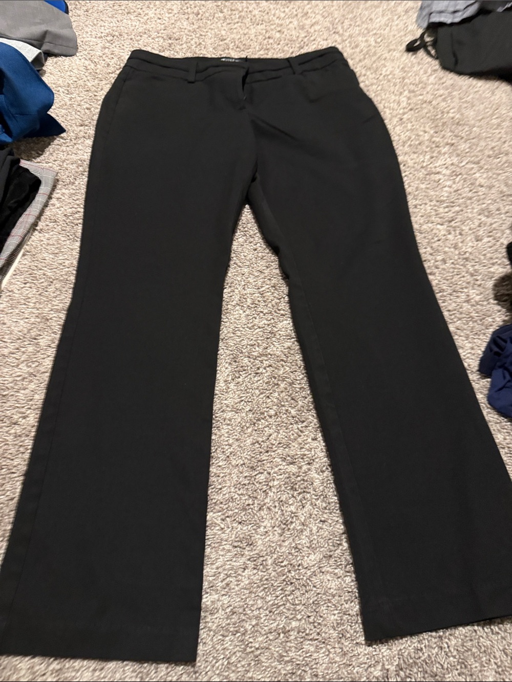 New York & Company Black Boot-Cut Dress Pants
